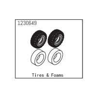 Absima - Tire and Foam - Sherpa 2 1230649