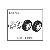 Absima - Tires & Foams - Khamba 1230705
