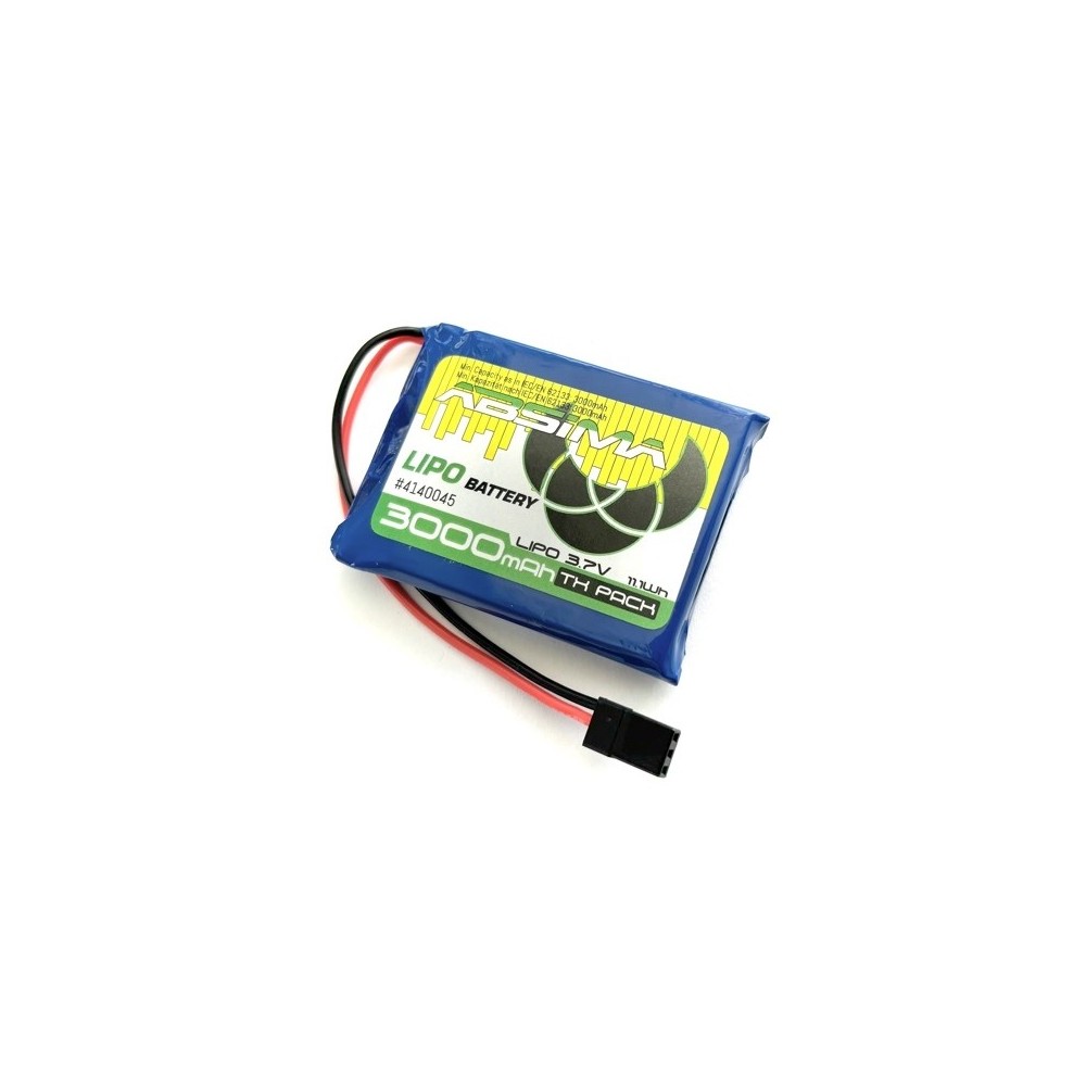 Absima - TX LiPo 1S 3,7V 3000mAh SC JR/FUT 4140045 Absima - TX LiPo 1S 3,7V 3000mAh SC JR/FUT 4140045