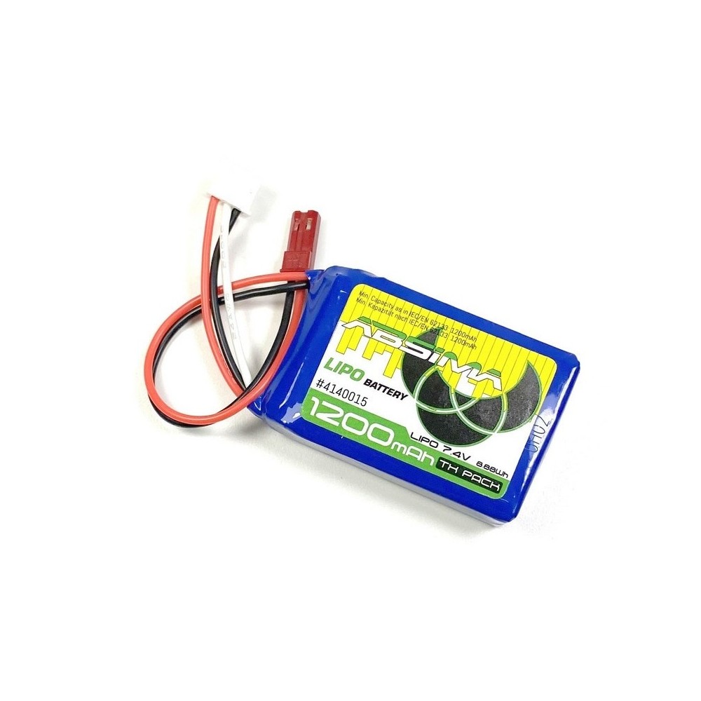 Absima - TX LiPo 2S 7.4V 1200mAh SC 4140015 Absima - TX LiPo 2S 7.4V 1200mAh SC 4140015
