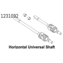 Absima - Universal Axle Set CR4.4 1231092