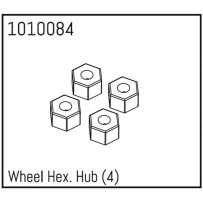 Absima - Wheel Hex 4 un 1010084