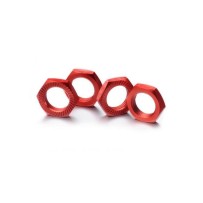 Absima - Wheel Hub Set 17mm red 2560007