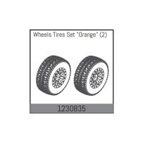 Absima - Wheel Set 110x45mm - Orange 1230835
