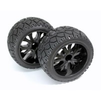 Absima - Wheel Set Buggy / TruggyStreet black 1:10 2500014