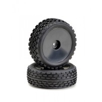 Absima - Wheel Set Buggy Disc Offroad front Black 1:10 2500011