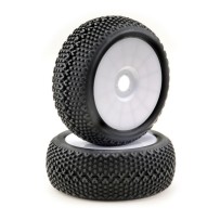 Absima - Wheel Set Buggy Disc Y Pin White 1:8 2520024