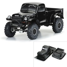 Pro-line 1-10 1946 Dodge Power Wagon Black Body 12.3 WB Crawlers PRO349918