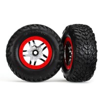 Ruedas cromo neumáticos TSM S1 compuesto TRX6891R