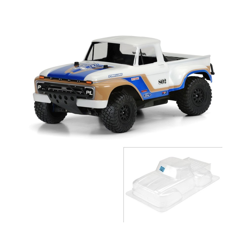 Carrocería Ford F-100 transparente 1/10 Short Course Pro-line Carrocería Ford F-100 transparente 1/10 Short Course Pro-line