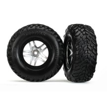 Ruedas cromo satinado TSM S1 compuesto TRX6892R