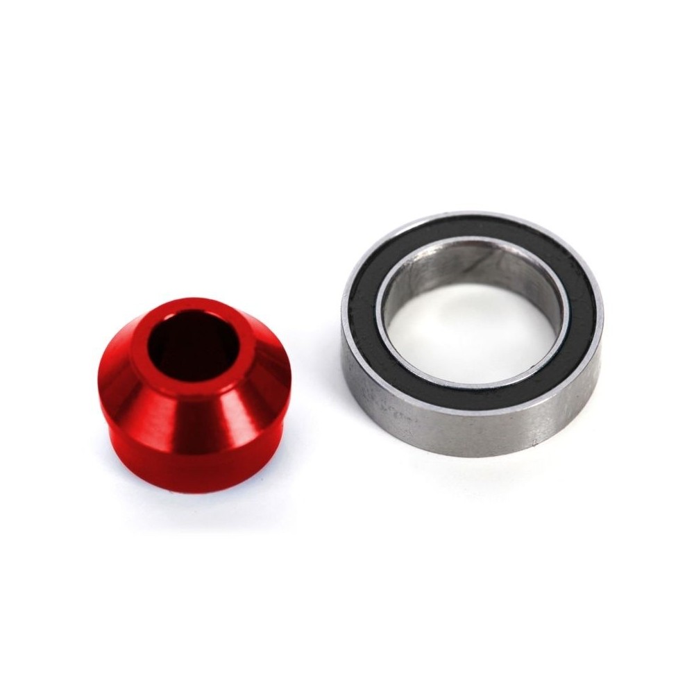Adaptador rodamiento Traxxas rojo anodizado TRX6893-RED Adaptador rodamiento Traxxas rojo anodizado TRX6893-RED
