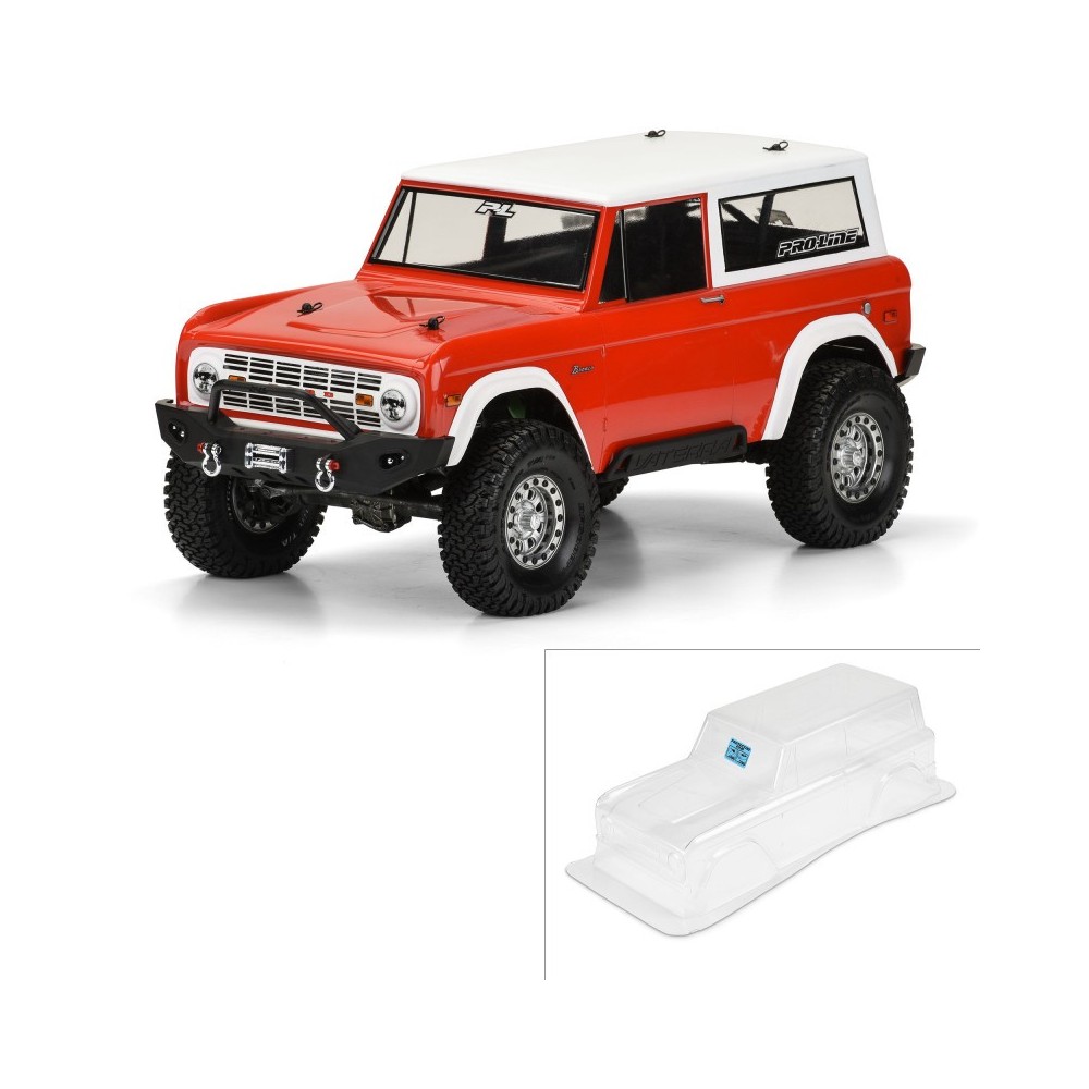 Carrocería Ford Bronco transparente 1/10 crawler Pro-line Carrocería Ford Bronco transparente 1/10 crawler Pro-line