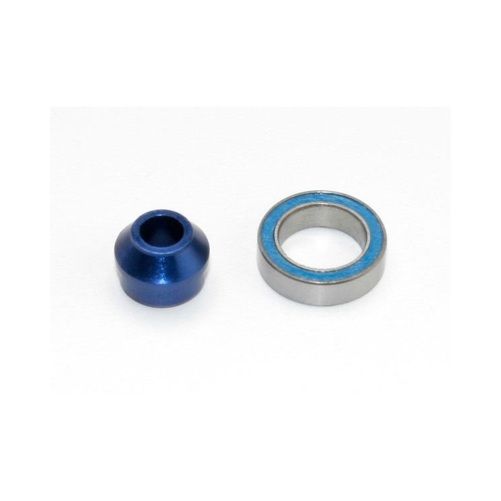 Adaptador rodamiento aluminio azul Traxxas TRX6893X