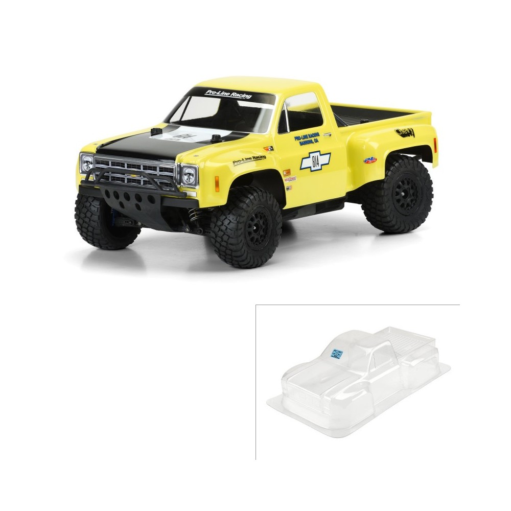 Carrocería Chevy C-10 Race Truck transparente 1/10 Short Course Pro-line Carrocería Chevy C-10 Race Truck transparente 1/10 Short Course Pro-line