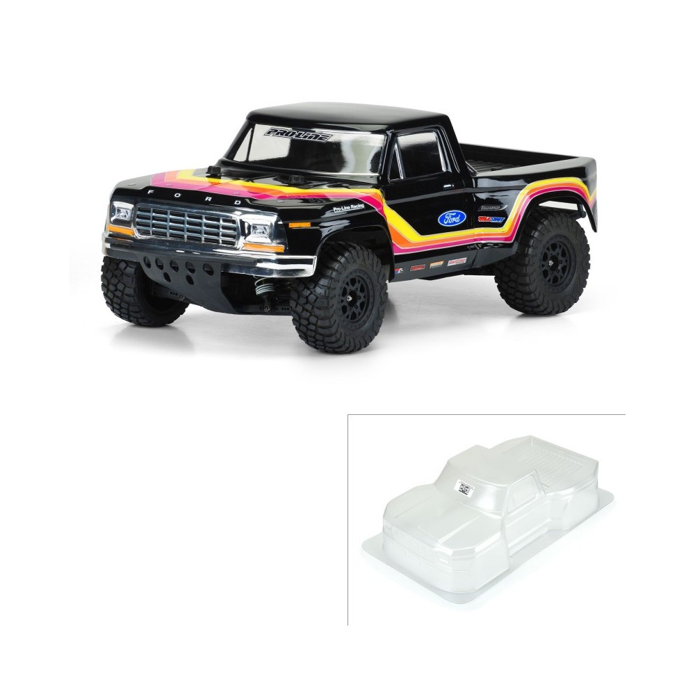 Pro-line 1-10 1979 Ford F-150 Race Truck Clear Body: Short Course PRO351900 Pro-line 1-10 1979 Ford F-150 Race Truck Clear Body: Short Course PRO351900