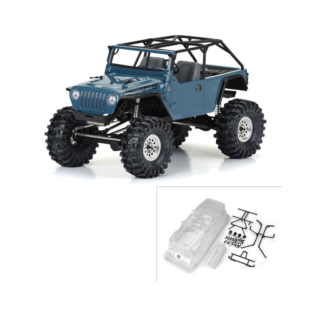 Pro-line 1-10 2004 Jeep LJ Clear Body-Trail Cage 12.3 Wheelbase Crawlers PRO364400 Pro-line 1-10 2004 Jeep LJ Clear Body-Trail Cage 12.3 Wheelbase Crawlers PRO364400