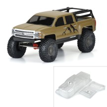 Carrocería Chevrolet Silverado transparente 1/10 crawler Pro-line