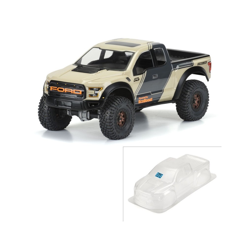 Pro-line 1-10 2017 Ford F-150 Raptor Clear Body 12.3 WB Crwlrs PRO351600 Pro-line 1-10 2017 Ford F-150 Raptor Clear Body 12.3 WB Crwlrs PRO351600