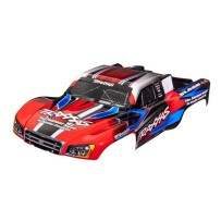 Carrocería Slash 4x4 azul y roja Traxxas TRX6928R