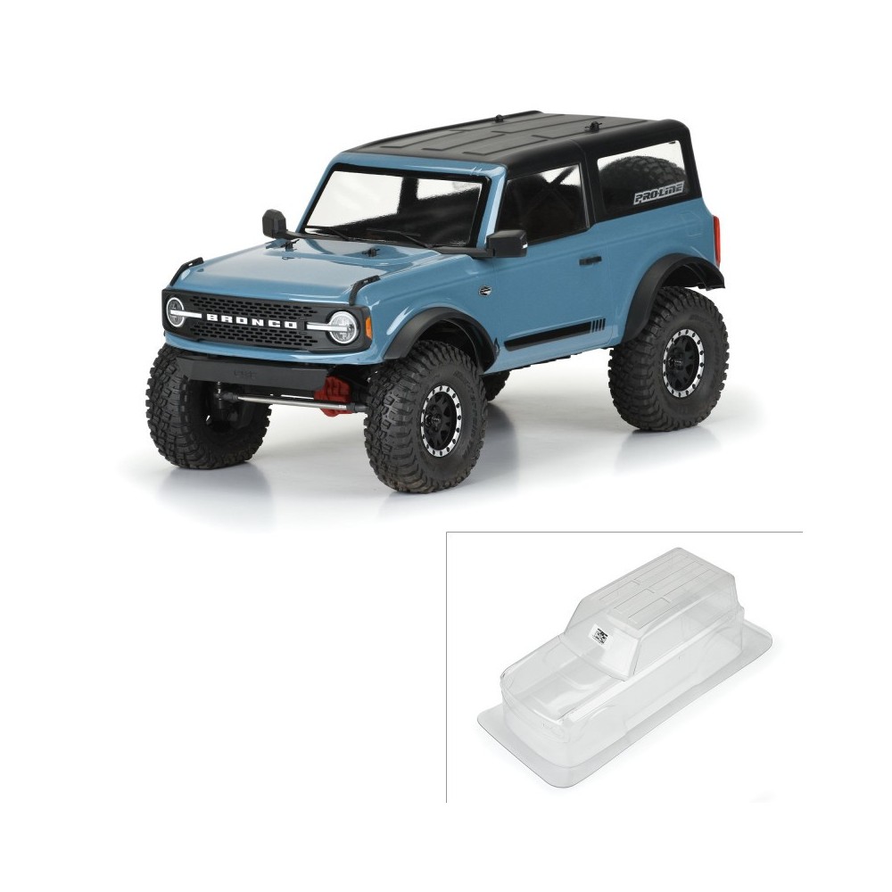Pro-line 1-10 2021 Ford Bronco Clear Body Set 11.4 Wheelbase: Crawlers PRO356900 Pro-line 1-10 2021 Ford Bronco Clear Body Set 11.4 Wheelbase: Crawlers PRO356900
