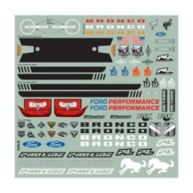 Pro-line 1-10 2021 Ford Bronco Clear Body Set 11.4 Wheelbase: Crawlers PRO356900