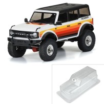 Pro-line 1-10 2021 Ford Bronco Clear Body Set 12.3 Wheelbase: Crawlers PRO357000
