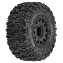 Pro-line 1-10 Aztek M2 F-R 2.2-3.0 SC MTD 12mm & 14mm Black Raid Wheels PRO1026210