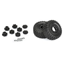Ruedas Aztek M2 2.2-3.0 Short Course negras 1/10 Pro-line