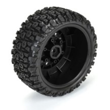 Pro-line 1-10 Aztek M2 F-R 2.2-3.0 SC MTD 12mm & 14mm Black Raid Wheels PRO1026210