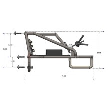 Pro-line 1-10 Back-Half Cage for Pro-Line Cab Only Crawler Bodies PRO632200