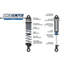 Amortiguadores Big Bore delanteros traseros crawlers 1/10 Pro-line