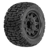 Pro-line 1-10 Bonesaw F-R 2.8 MT Tires Mounted 12mm-14mm Black Raid PRO1023910