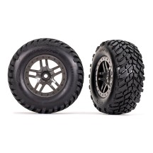 Ruedas Split-Spoke gris Beadlock 2.8 Traxxas TRX6964