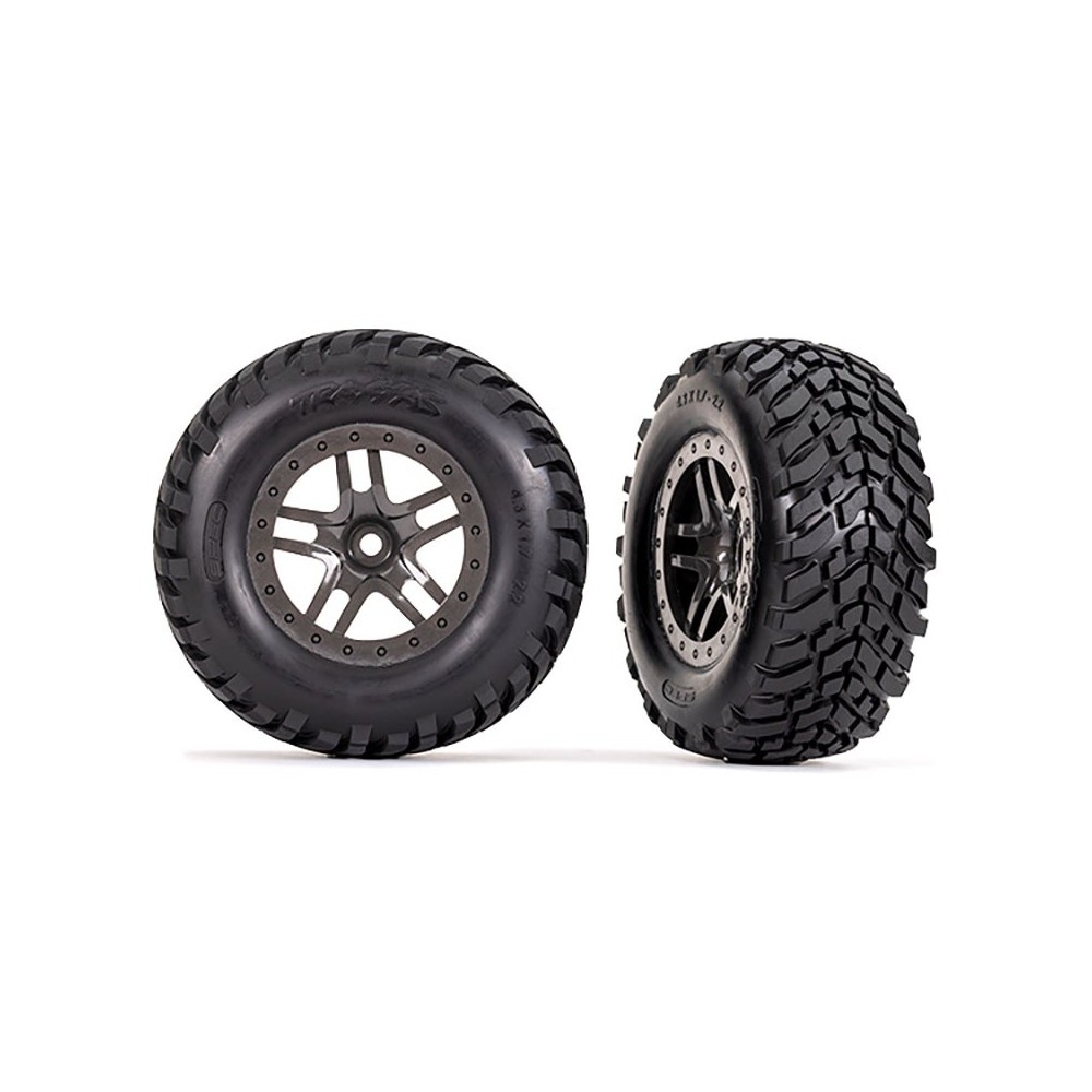 Ruedas Split-Spoke gris Beadlock 2.8 Traxxas TRX6964 Ruedas Split-Spoke gris Beadlock 2.8 Traxxas TRX6964