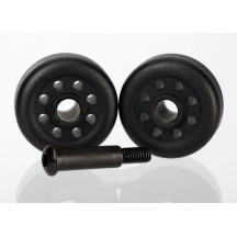 Par de ruedas para barra Wheelie con eje Traxxas TRX6977