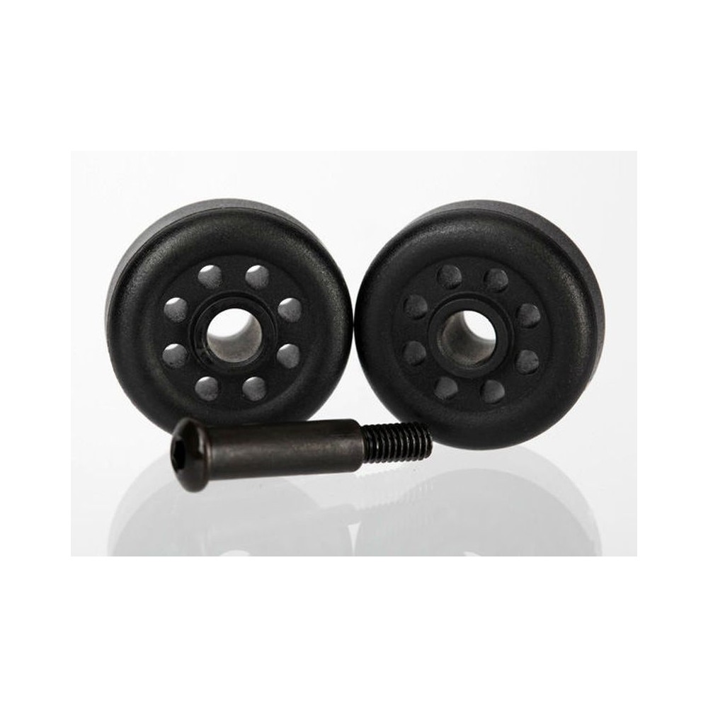Par de ruedas para barra Wheelie con eje Traxxas TRX6977