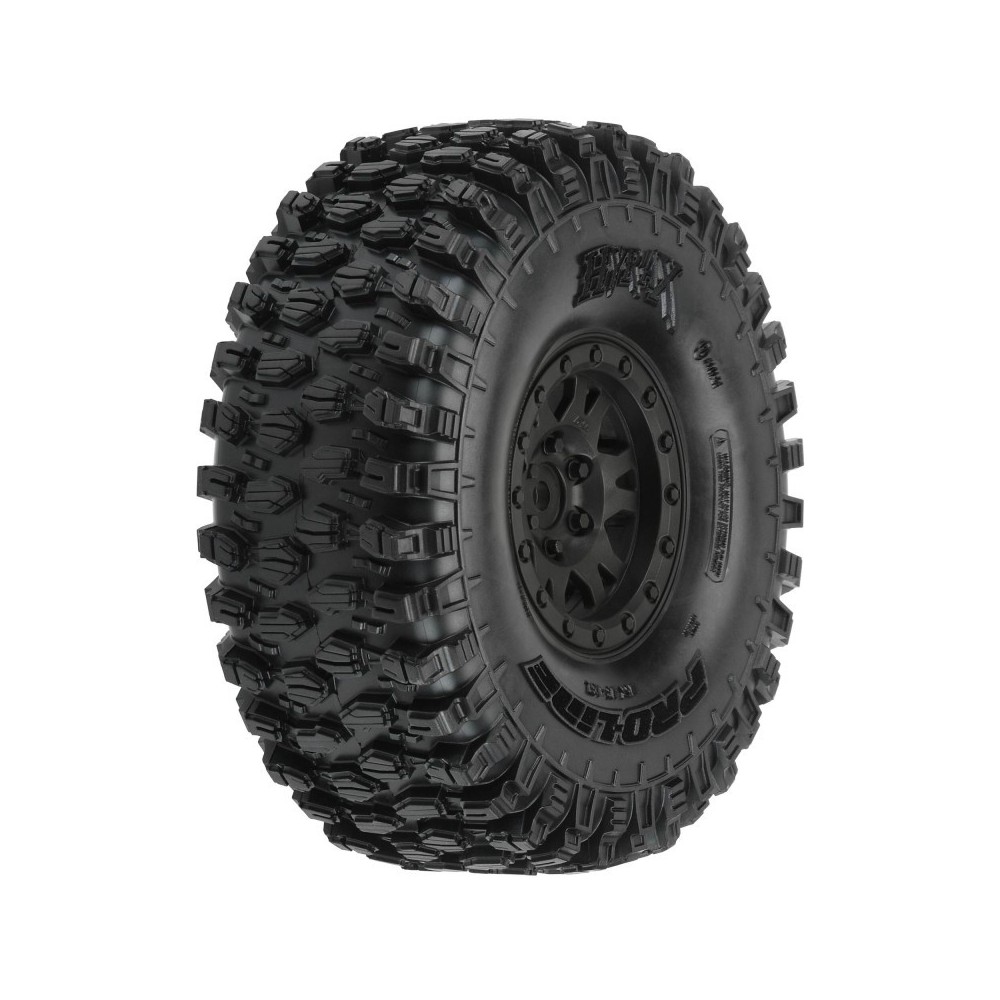 Pro-line 1-10 Hyrax G8 F-R 1.9 Crawler Tires Mounted 12mm Black Impulse PRO1012810 Pro-line 1-10 Hyrax G8 F-R 1.9 Crawler Tires Mounted 12mm Black Impulse PRO1012810