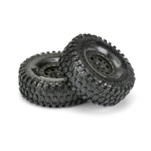 Neumáticos Hyrax G8 delanteros y traseros 1.9 rock crawler montados 12mm Impulse negras 1/10 Pro-line PRO1012810 (3)
