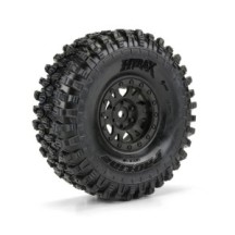 Pro-line 1-10 Hyrax G8 F-R 1.9 Crawler Tires Mounted 12mm Black Impulse PRO1012810