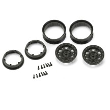 Llantas Impulse rock crawler 1.9 12mm negras Pro-line 1/10
