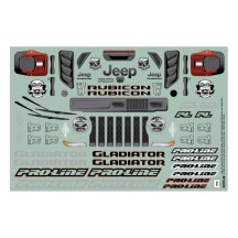 Carrocería Jeep Gladiator Rubicon transparente GRANITE Pro-line 1/10
