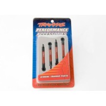 Traxxas Push rods aluminum (red-anodized) (4) (assembled with rod e ) TRX7018X