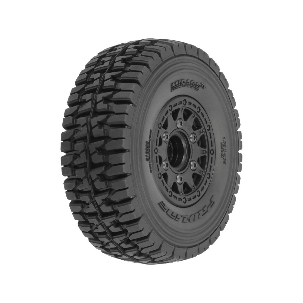 Pro-line 1-10 Mirage TT F-R 2.2-3.0 12mm & 14mm Black Raid Wheels PRO1024811