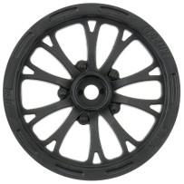 Pro-line 1-10 Pomona Drag Spec Front 2.2 12mm Drag Wheels Black PRO277503