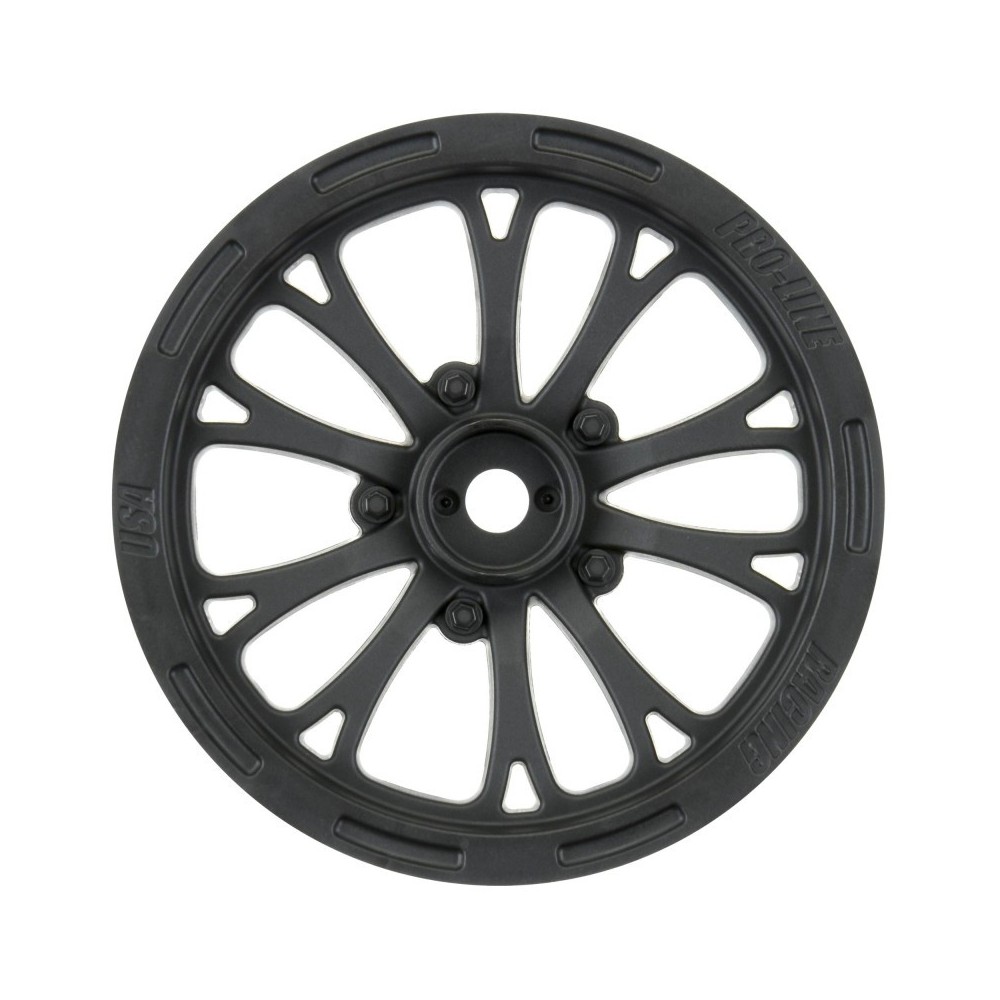 Llantas Pomona Drag Spec frontal 2.2" negras Pro-line 1/10