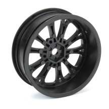Llantas Pomona Drag Spec frontal 2.2" negras Pro-line 1/10