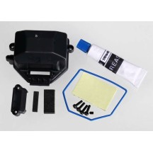 Caja del receptor sellada con cubierta de cables y almohadillas de espuma Traxxas TRX7024X