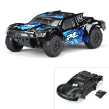 Carrocería Flo-Tek Fusion negra resistente short course Pro-line 1/10