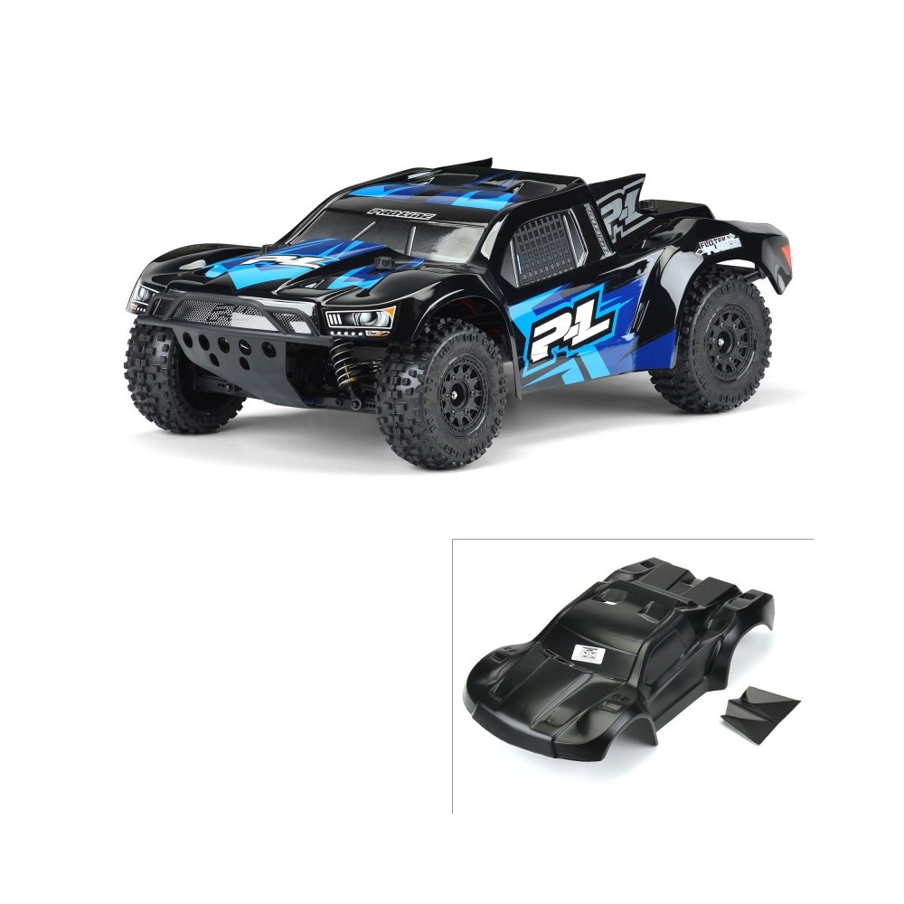 Carrocería Flo-Tek Fusion negra resistente short course Pro-line 1/10 Carrocería Flo-Tek Fusion negra resistente short course Pro-line 1/10
